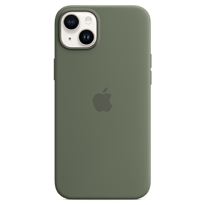 Чехол iPhone 14 Plus Silicone Magsafe Olive