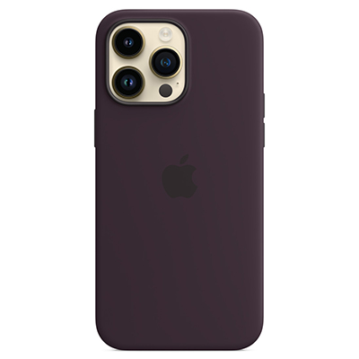 Чехол iPhone 14 Pro Max Silicone Magsafe Elderberry