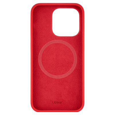 Чехол iPhone 14 Pro uBear Touch Mag Case Soft-touch, красный