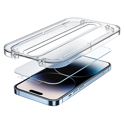 Защитное стекло iPhone 14 Pro uBear Extreme с апликатором