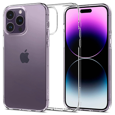 Чехол iPhone 14 Pro Max Spigen Liquid Crystal Crystal, прозрачный