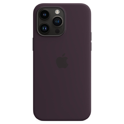 Чехол iPhone 14 Pro Max Silicone Magsafe Elderberry
