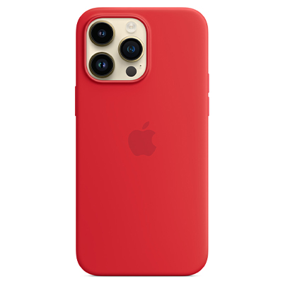 Чехол iPhone 14 Pro Max Silicone Magsafe Red