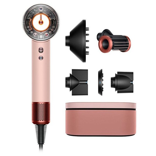 Фен Dyson Supersonic HD16, пудровый, розовый (футляр)