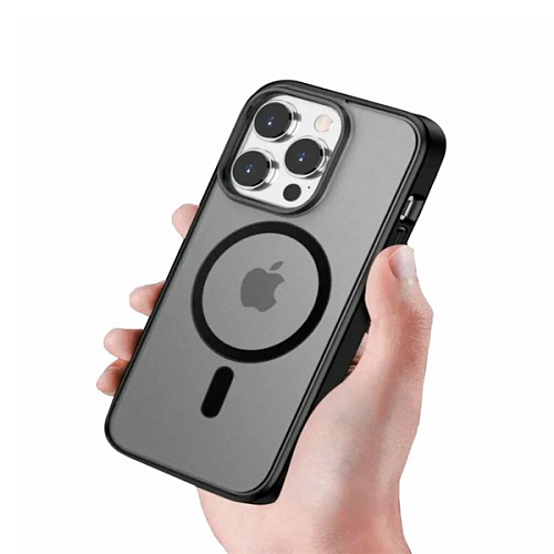 Чехол накладка iPhone 16 Gurdini Slim Series with Magsafe, серый