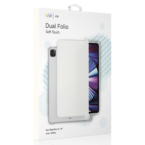 Чехол iPad Pro 2021 (11'') "vlp" Dual Folio, белый