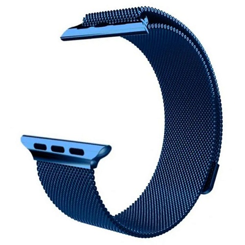 Ремешок Gurdini Milanese Loop Apple Watch 38/40мм, темно-синий