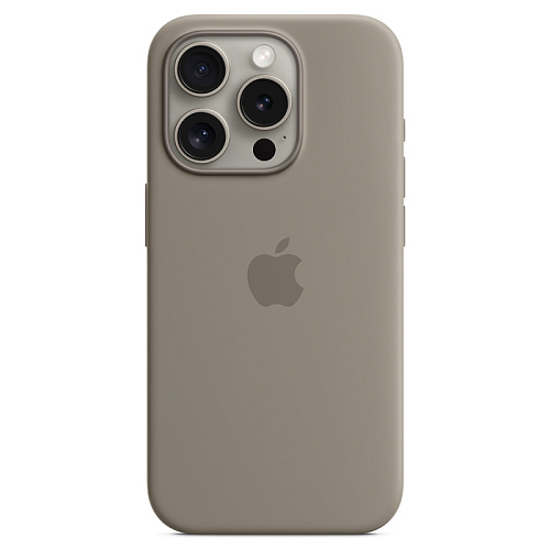 Чехол iPhone 15 Pro Apple Silicone Case MagSafe Clay