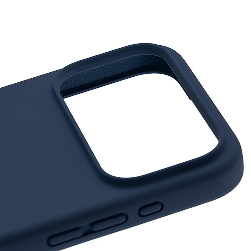 Чехол iPhone 17 Pro uBear Touch Mag Case, MagSafe, темно-синий