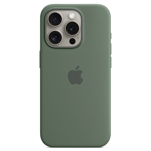 Чехол iPhone 15 Pro Silicone MagSafe Cypress