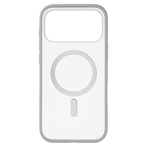 Чехол iPhone 17 Pro uBear Cloud Mag Case, MagSafe, серый