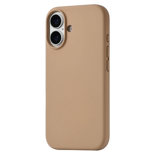 Чехол iPhone 17 uBear Touch Mag Case, MagSafe, латте