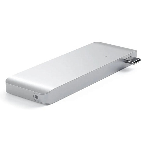 Хаб Satechi Type-C USB 3.0 Passthrough Hub, серебристый