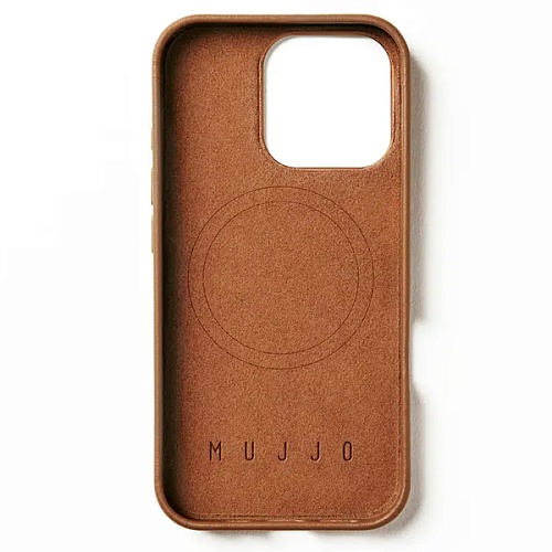 Чехол Mujjo Leather Case Apple iPhone 16 Pro MagSafe, tan
