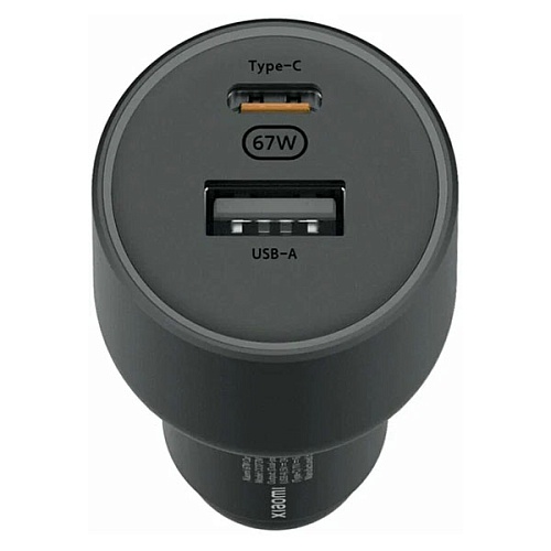 Автомобильное зарядное устройство Xiaomi Car Charger (Type-A + Type-C) 67W