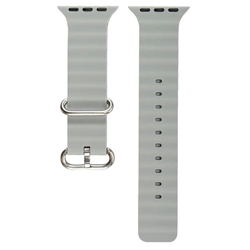 Ремешок Gurdini Ocean Band для Apple Watch 38/40/41мм, серый