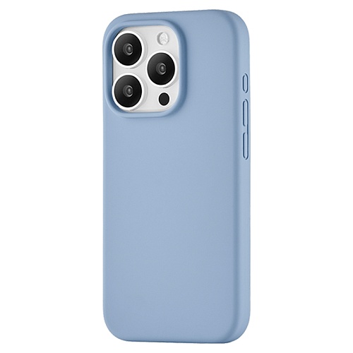 Чехол iPhone 15 Pro uBear Touch Mag Case MagSafe, голубой