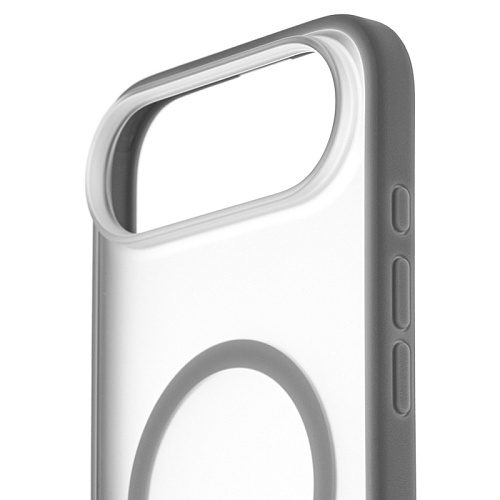 Чехол iPhone Air uBear Stand 360 Mag Case, MagSafe, серый