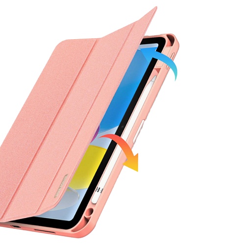 Чехол iPad 10 (2022) 10.9" Dux Ducis Domo Series, розовый