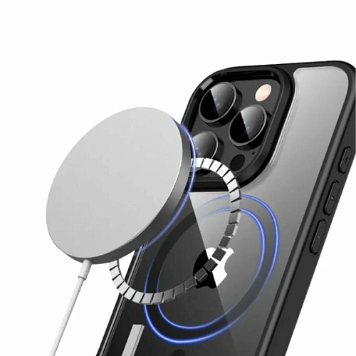 Чехол накладка iPhone 16 Gurdini Slim Series with Magsafe, серый