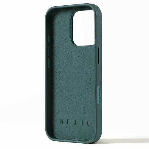 Чехол Mujjo Full Leather Case for iPhone 16 Pro Max Livid Green