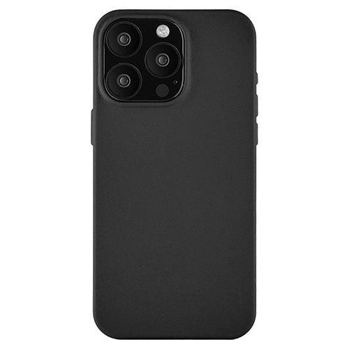 Чехол iPhone 15 Pro Max uBear Capital Laether Case MagSafe, черный