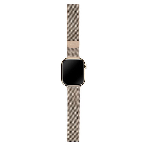Ремешок магнитный металлический uBear Spark для Apple Watch 42/44/45/49мм, M/L, золотой