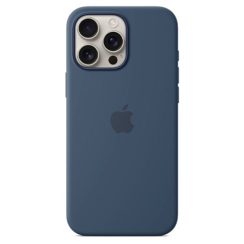 Чехол iPhone 16 Pro Max Silicone MagSafe, Denim