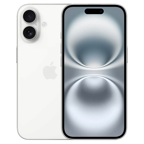 iPhone 16 Plus, 128 ГБ, белый