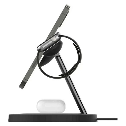 БЗУ Belkin BoostCharge Pro 3-в-1 с MagSafe 15W, черный