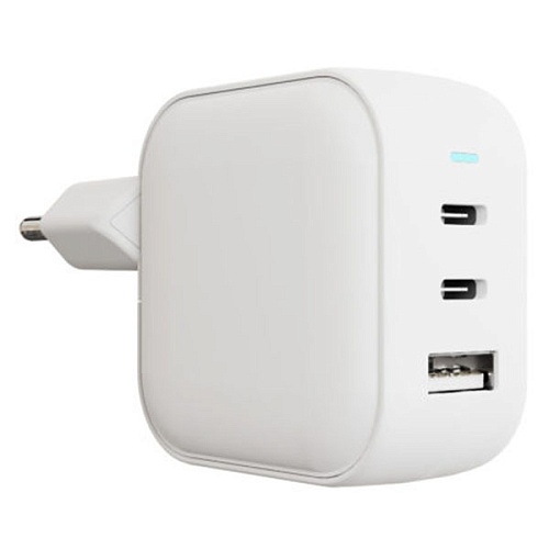 Сетевое зарядное устройство "vlp" G-Charge 65Вт 2*USB-С+USB-A, PD, QC, белый