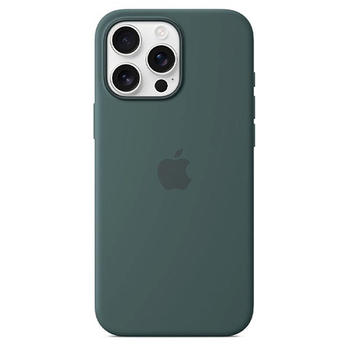 Чехол iPhone 16 Pro Max Silicone MagSafe Lake Green