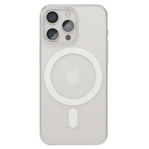 Чехол iPhone 15 Pro "vlp" Diamond Case MagSafe, прозрачный