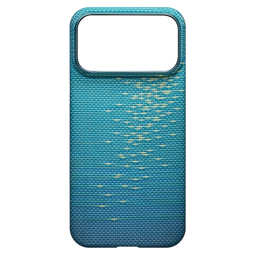 Чехол iPhone 17 Pro Max Pitaka Ultra-Slim Case, ясный голубой