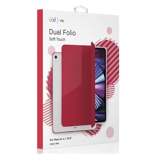 Чехол iPad Air 2020 (10.9'') "vlp" Dual Folio, красный