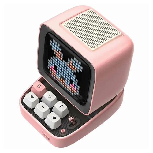 Колонка с микрофоном Divoom Ditoo Mic Blue, розовый