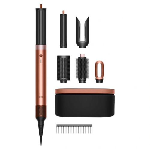 Стайлер Dyson Airwrap Hs09 Co-Anda 2X, янтарный, пыльно-розовый (футляр)