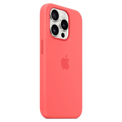 Чехол iPhone 15 Pro Max Silicone MagSafe Guava