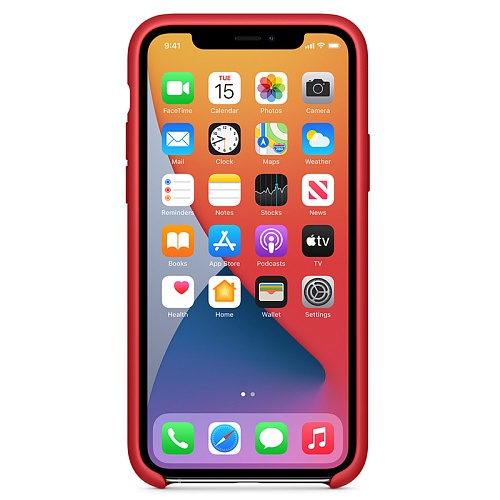Чехол iPhone 11 Pro Silicone Red