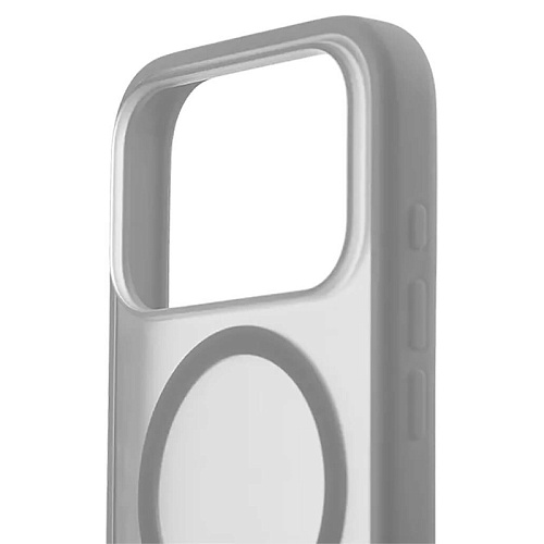 Чехол iPhone 17 Pro uBear Cloud Mag Case, MagSafe, серый