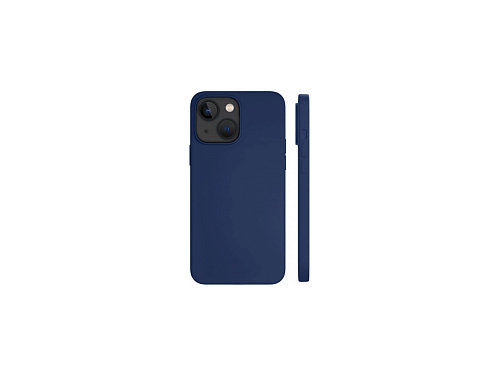 Чехол защитный VLP Silicone case для iPhone 14, темно-синий