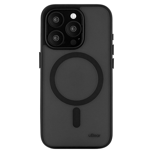 Чехол iPhone 15 Pro uBear Cloud Mag Case MagSafe, черный