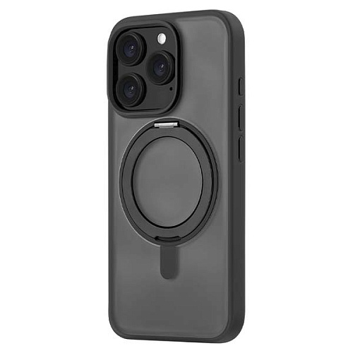 Чехол uBear Сlip 360 Mag Case iPhone 16 Pro Max, силк-тач, черный