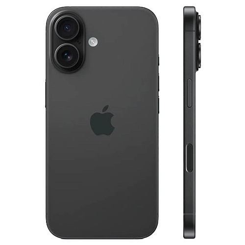 iPhone 16, 256 ГБ, черный