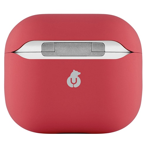 Чехол Airpods 3 uBear Touch 0,8 мм, красный
