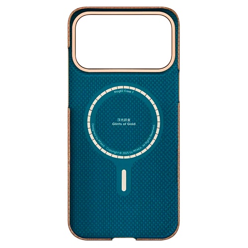 Чехол iPhone 17 Pro Max Pitaka Ultra-Slim Case, золотой блеск