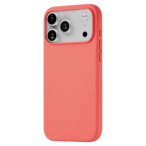 Чехол iPhone 17 Pro Max uBear Touch Mag Case, MagSafe, коралловый