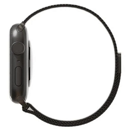 Ремешок из нержавеющей стали "vlp" Milanese Band Pro для Apple Watch 42/44/45 мм, черный
