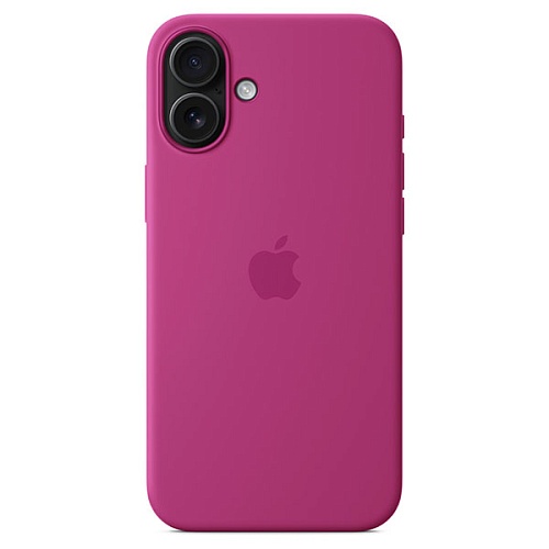 Чехол iPhone 16 Plus Silicone MagSafe, Fuchsia
