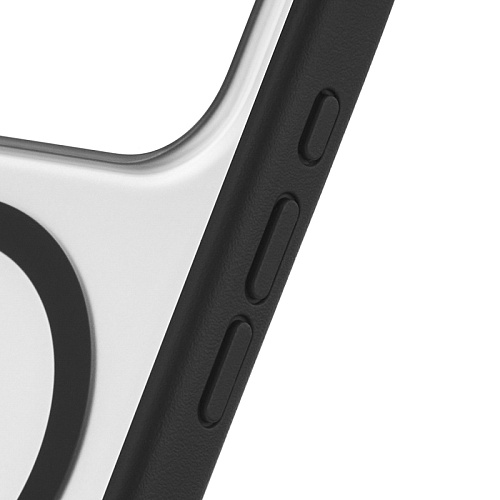 Чехол iPhone 17 Pro Max uBear Stand 360 Mag Case, MagSafe, черный